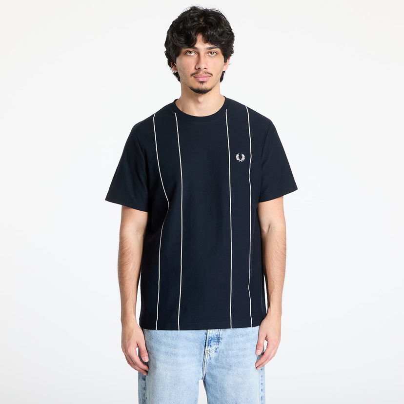 Majica Fred Perry Fred Perry Pinstripe T-Shirt Mornarica | M9859 608