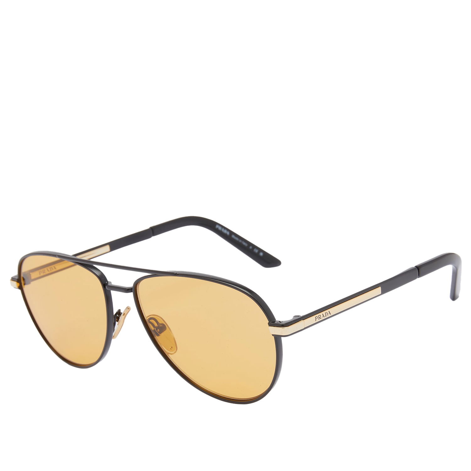 Sončna očala Prada Matte Black Aviator Sunglasses Črna | 0PR-A54S-60-1BO90C, 0