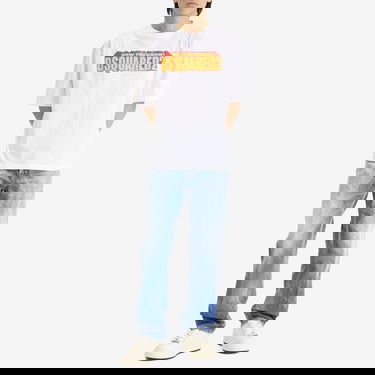 Majica DSQUARED2 Dsquared2 Loose Fit 3D Logo T-Shirt Bela | S71GD1553-S23009-100, 4