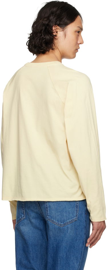 Majica The Row The Row Jameson Long Sleeve T-Shirt Rumena | 875-K636, 2
