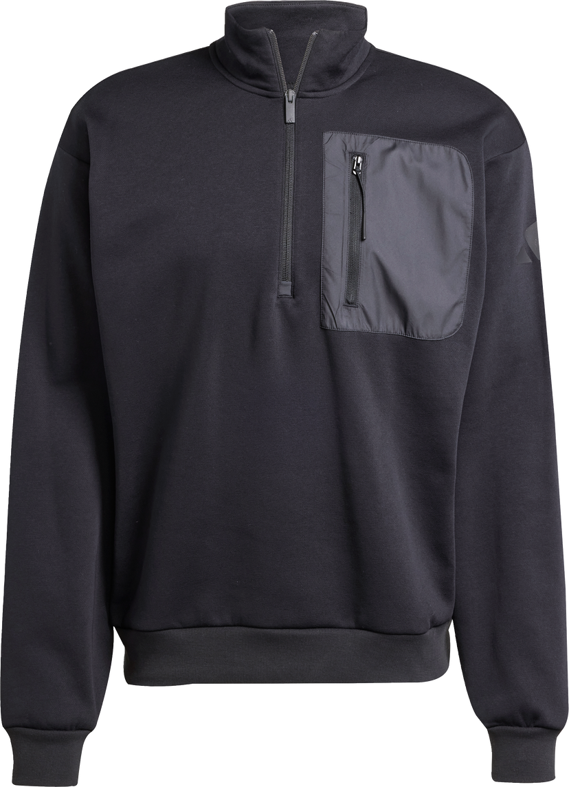 Pulover adidas Originals adidas City Escape Fleece Half-Zip Sweatshirt Črna | jf3290