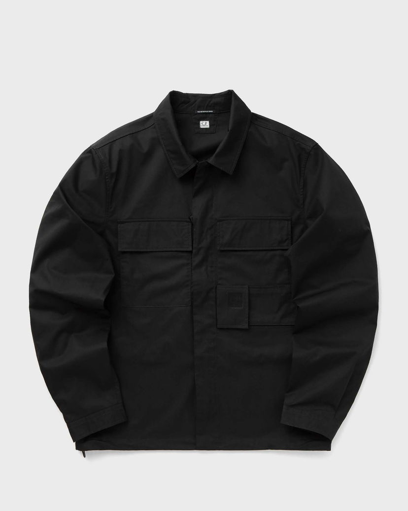 Jakna C.P. Company METROPOLIS SERIES GABARDINE UTILITY OVERSHIRT Črna | 17CLOS040A006472A-999
