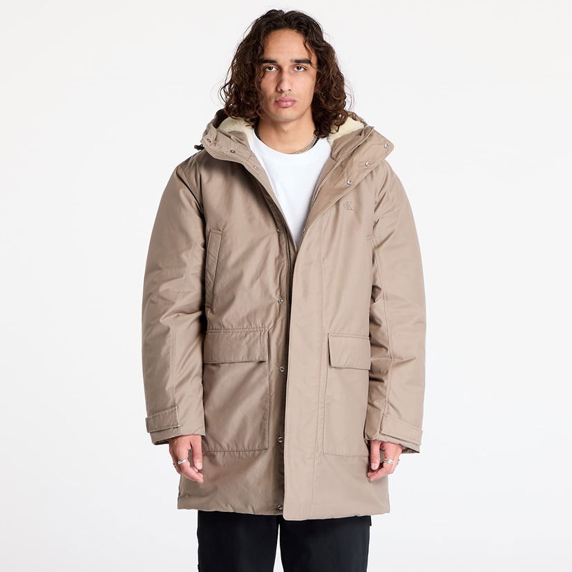 Parka CALVIN KLEIN Warm Cotton Nylon Parka Gray Bež | J30J326082 PAV