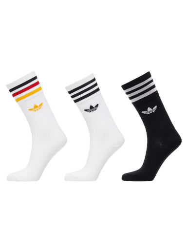 Nogavice adidas Originals Crew Socks 3-Pack Večbarvna | HM2740