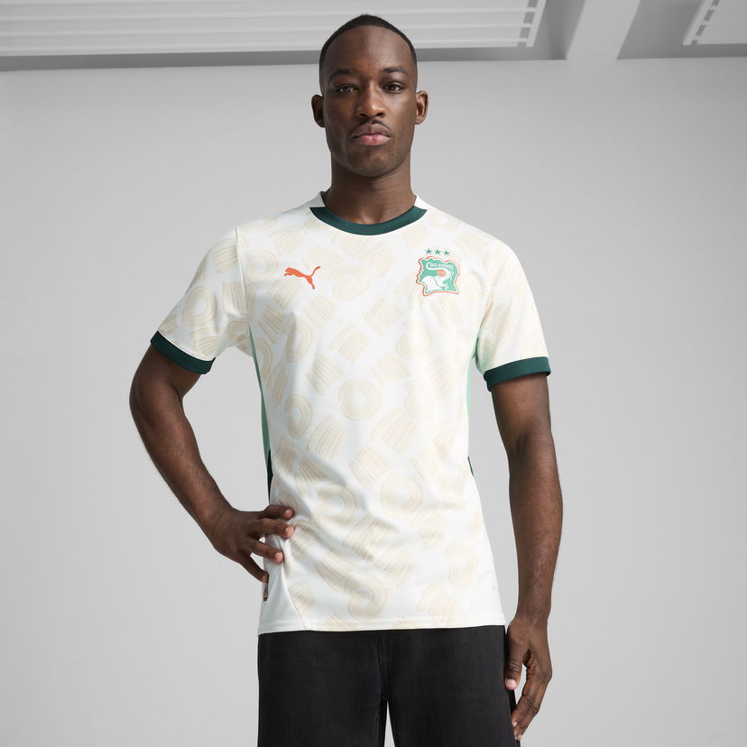 Majica Puma Ivory Coast Away 2025 Jersey Bela | 777210_02