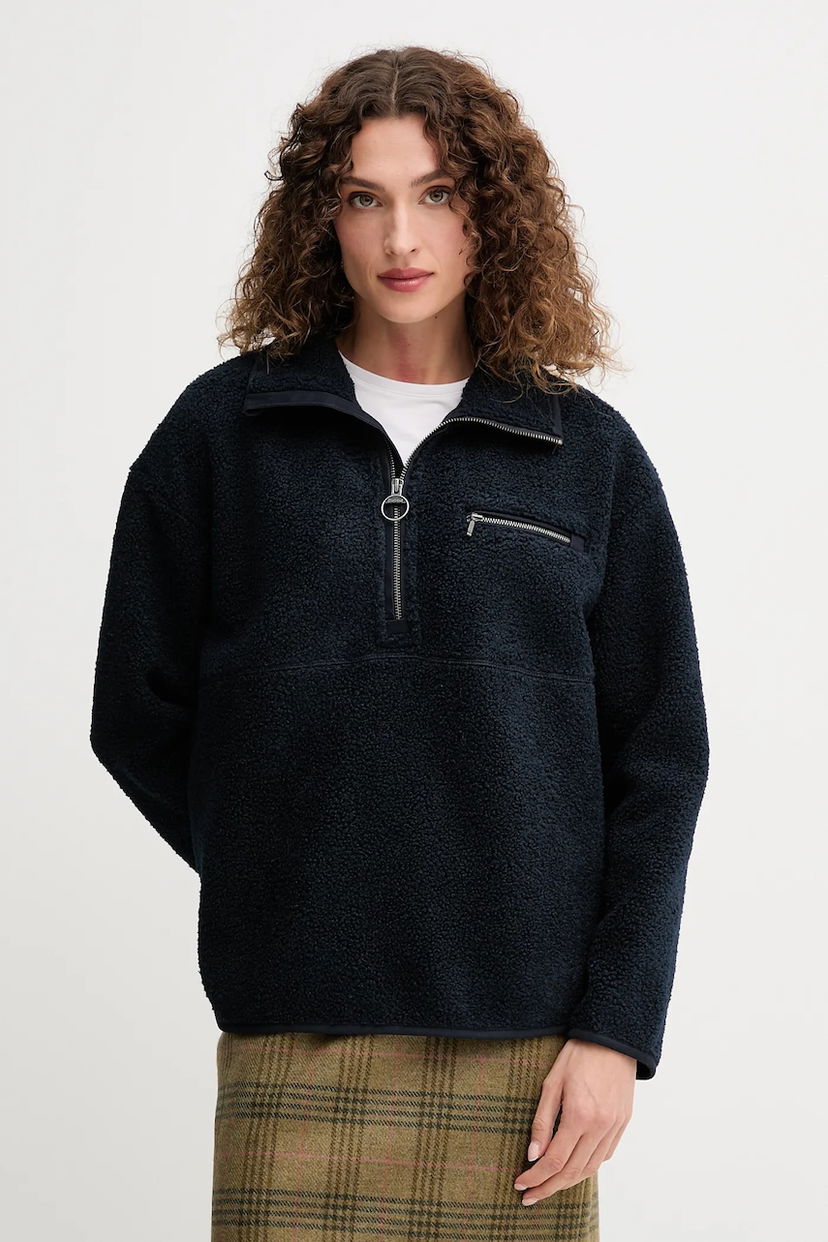 Pulover Barbour Barbour Mersea Fleece Pullover Mornarica | LOL0568
