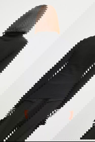 Pleteni pulover Y-3 Y-3 Hooded Knit Turtleneck Top Črna | JX2301, 2