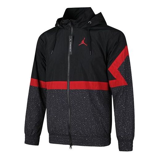 Vetrovka Jordan Jordan Windproof Hooded Jacket Črna | CZ2495-010