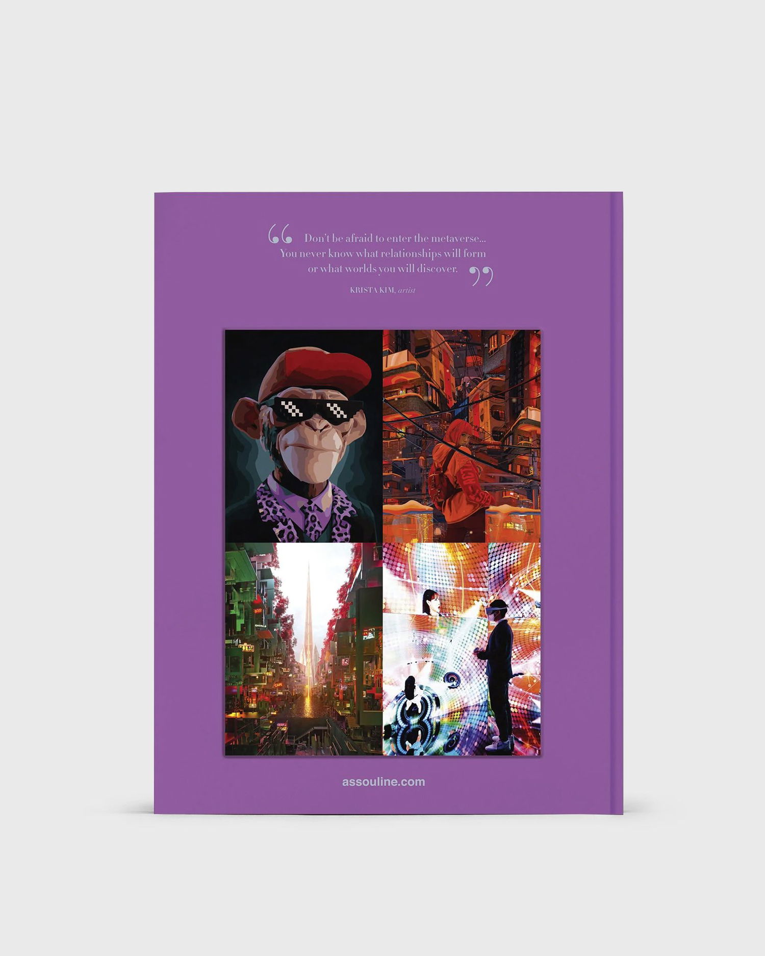 Knjige in revije ASSOULINE “Metaverse Dream” by Paul “The Profit” Dawalibi & Gregory Landegger Lila | 9781649801852, 1