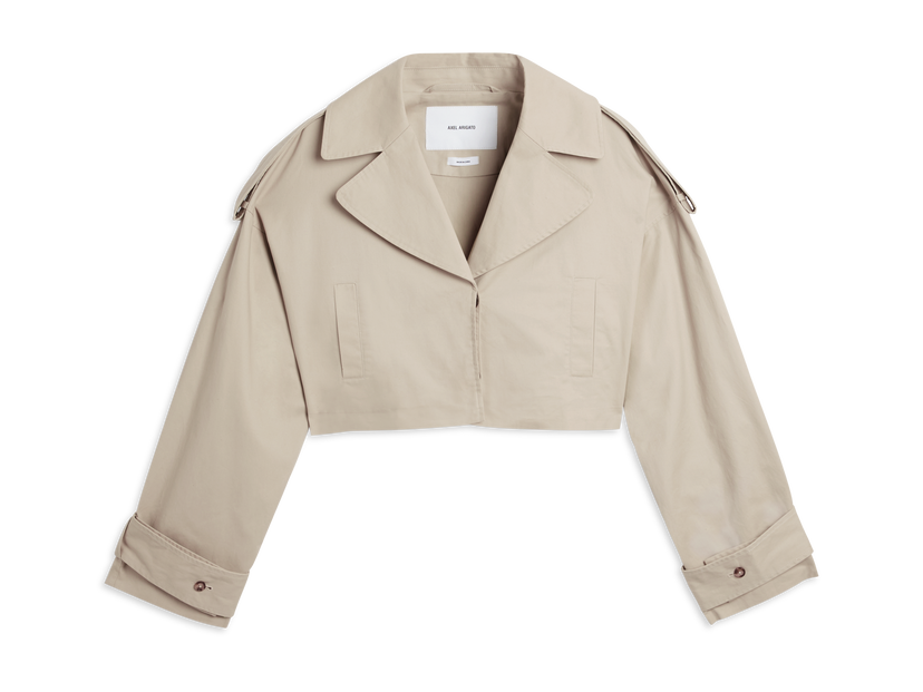 Plašči AXEL ARIGATO Gaia Cropped Trench Coat Bež | A2130001