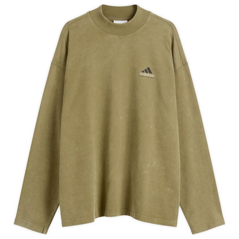 Majica adidas Originals EQT Graphic Long-Sleeve Mock Neck T-Shirt Zelena | JV5812