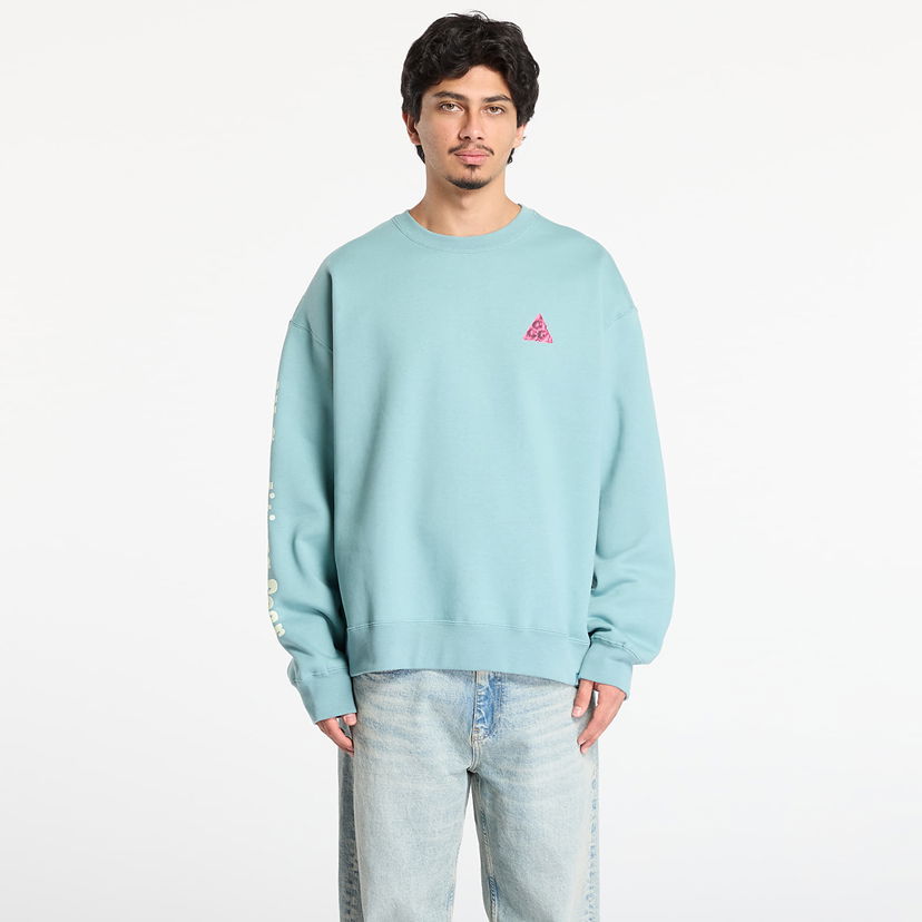 Pulover Nike ACG ACG Tuff Fleece Crew-Neck Sweatshirt Turkizna | HV1119-017