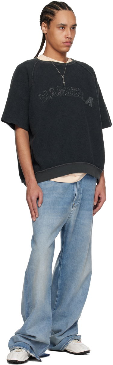 Pleteni pulover Maison Margiela Maison Margiela Logo Short-Sleeve T-Shirt Črna | S50GU0229 M25021, 3