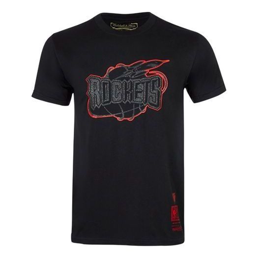 Majica Mitchell & Ness Mitchell & Ness Houston Rockets Graphic T-Shirt Črna | MN13S32-HOU