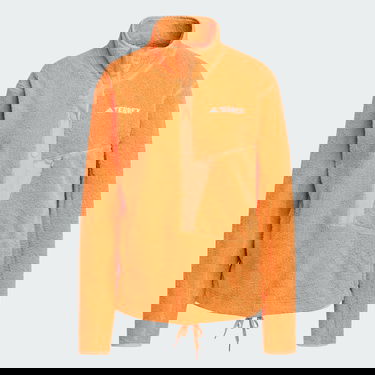 Pulover adidas Performance Terrex XPLORIC High-Pile-Fleece Oranžna | IM7425, 5