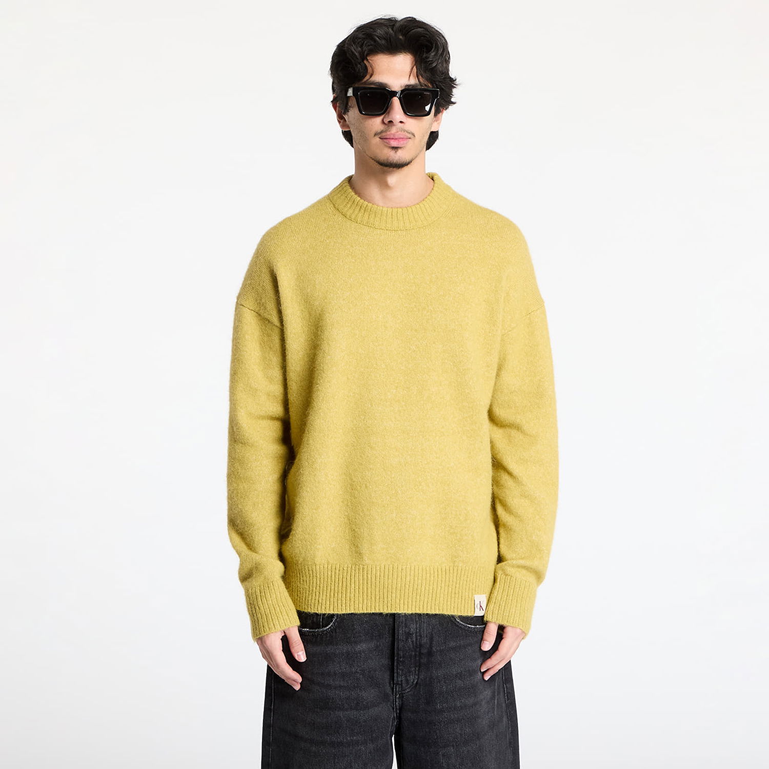 Pleteni pulover CALVIN KLEIN Calvin Klein Jeans Warm Texture Sweater Rumena | J30J326737 LMD, 0