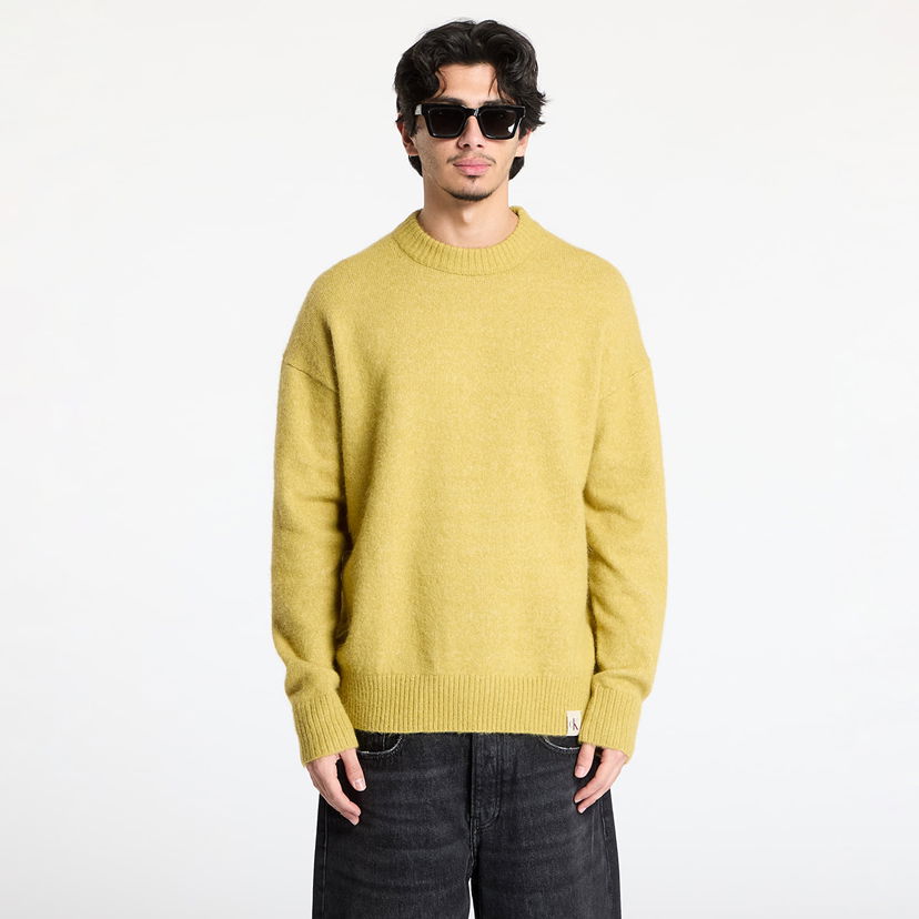 Pleteni pulover CALVIN KLEIN Calvin Klein Jeans Warm Texture Sweater Rumena | J30J326737 LMD