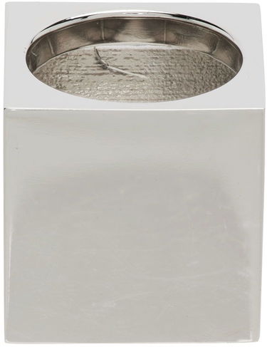 Prstan We11done Square Logo Dice Ring Kovinski | WD-AJ1-22-703-U-BW, 2