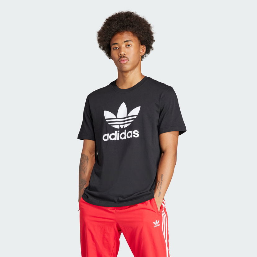 Majica adidas Originals Adicolor Trefoil Tee Črna | IU2364