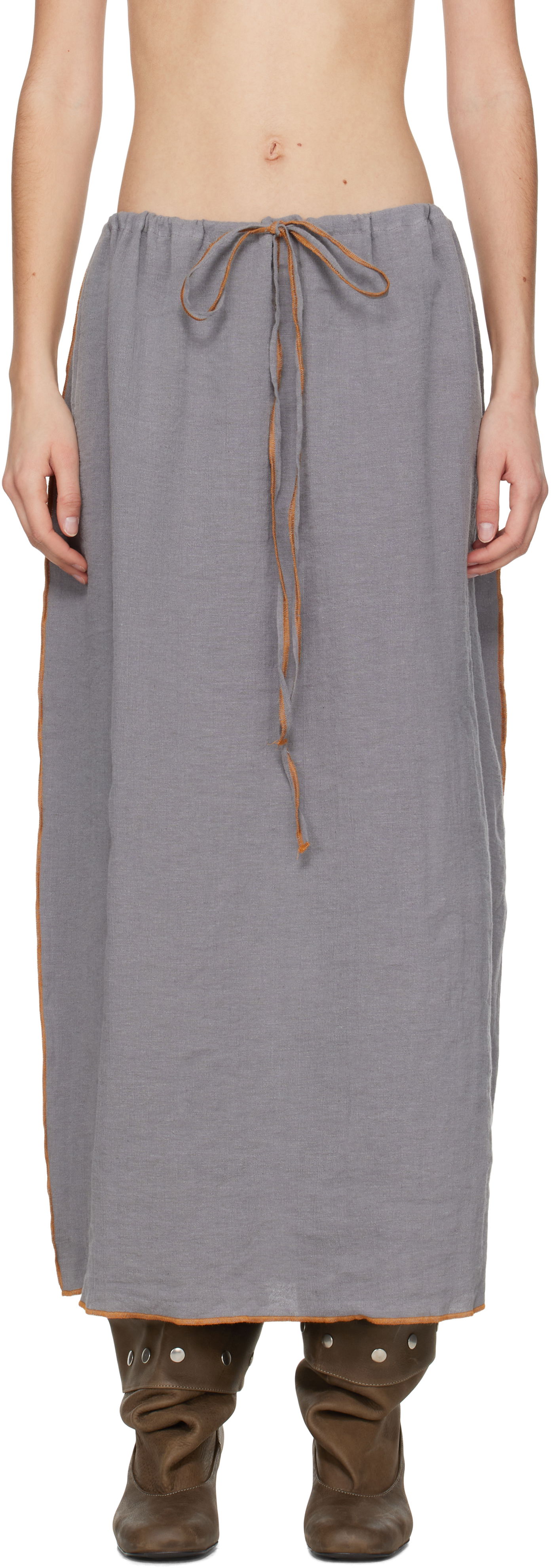 Krila Baserange Max Maxi Skirt Siva | SKMX-LC-SP25, 0