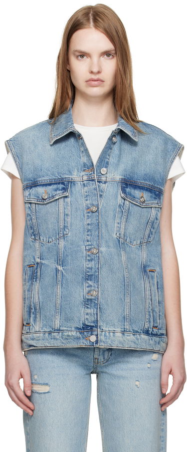 Telovnik Anine Bing ANINE BING Rory Denim Vest Modra | A-01-10857-WHD37, 0