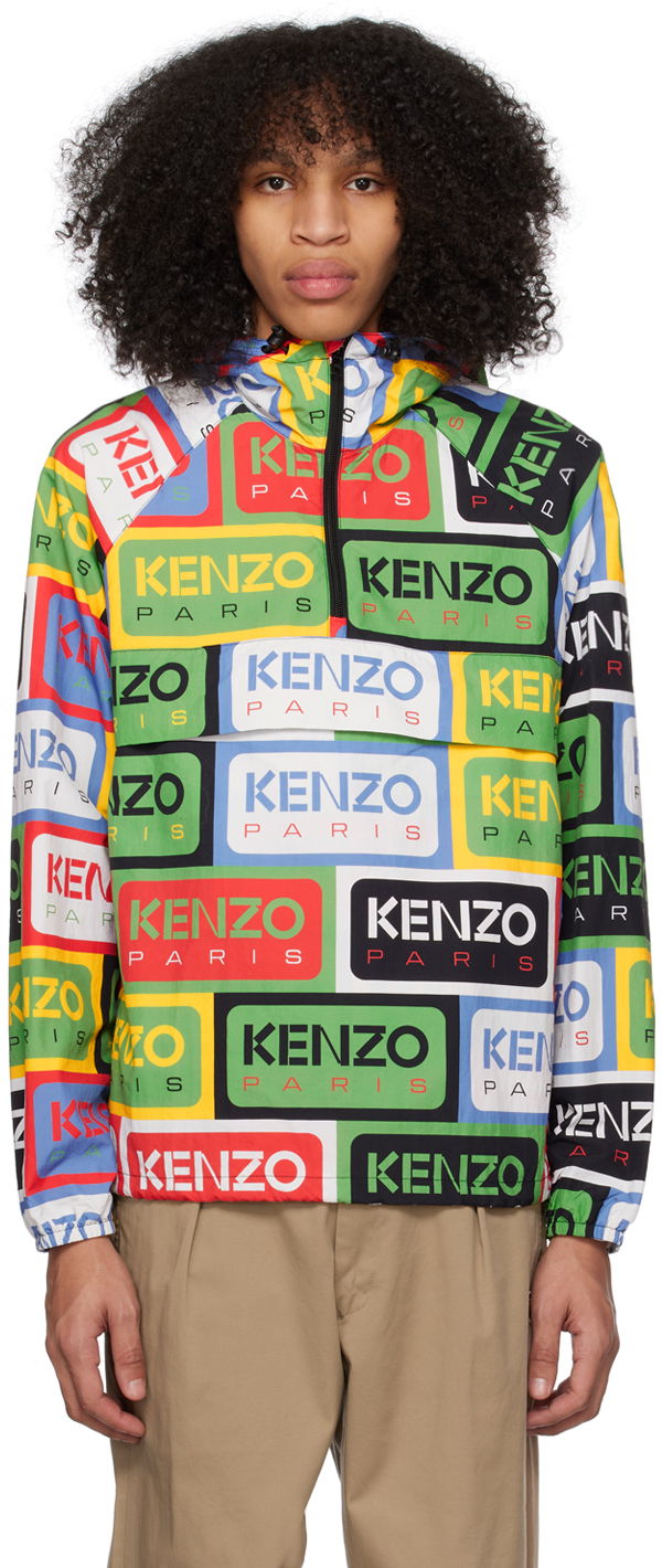 Jakna KENZO Paris Labels Zelena | FD55BL0539NG, 0