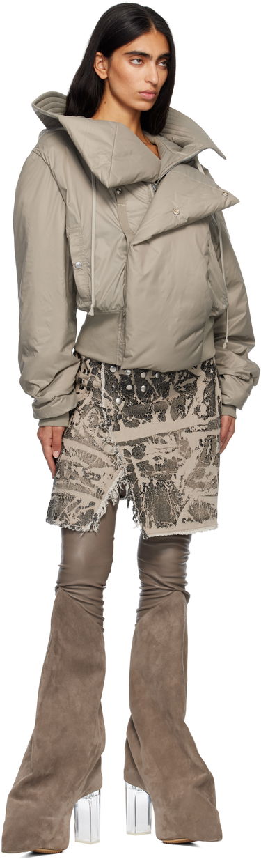 Krila Rick Owens Concordians Sisynap Studded Distressed Miniskirt Večbarvna | DS02E7329 DWF, 3