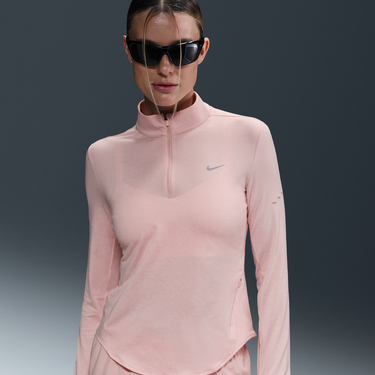Pulover Nike Swift Dri-FIT UV 1/4 Zip Running Top Roza | HQ0499-607, 2