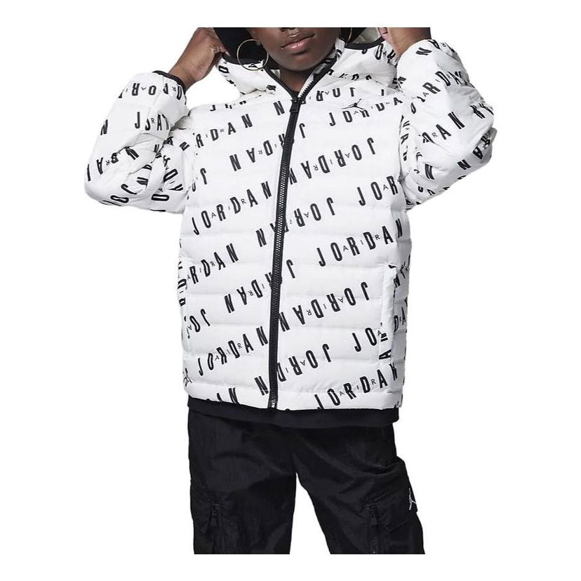 Puhovka Jordan Air Jordan Print Puffer Jacket Bela | FZ1719-133