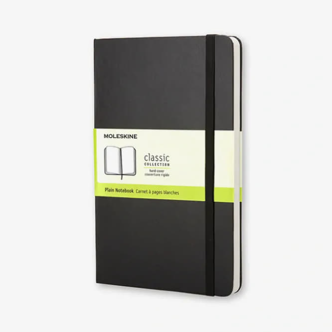 Dnevnik Moleskine Classic Notebook, Plain Črna | 9788883701146, 0