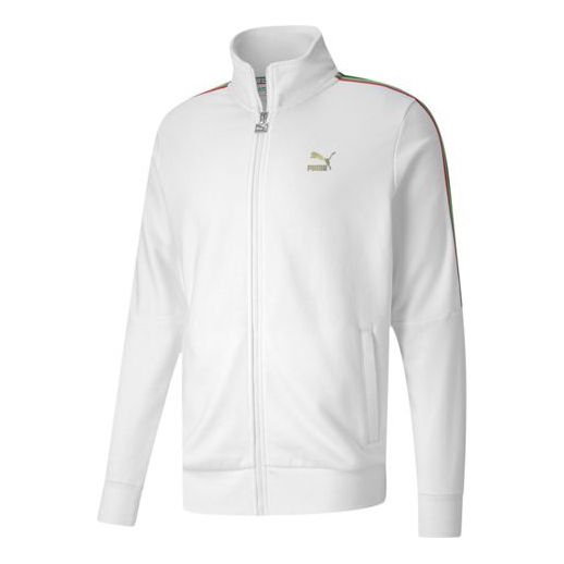 Jakna Puma TFS Unity Knit Jacket Bela | 599293-02
