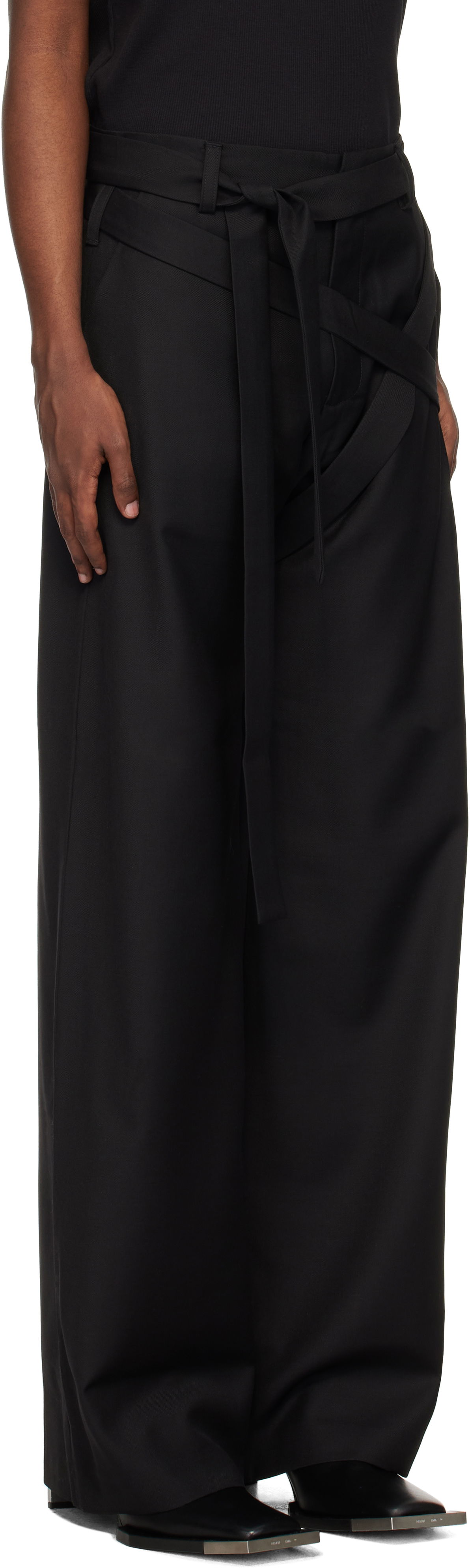 Hlače HELIOT EMIL Aegis Tailored Trousers Črna | AW24_M_10_182_BLK01, 1