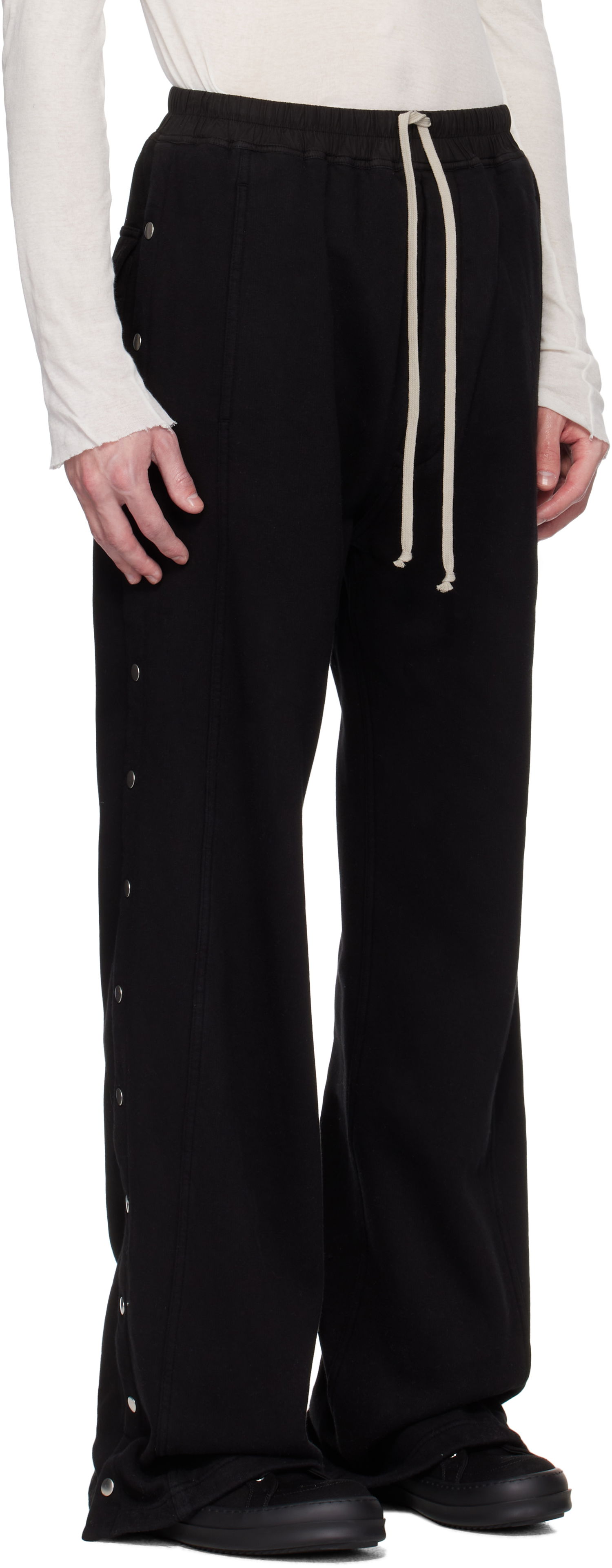 Trenirka Rick Owens Rick Owens DRKSHDW Hollywood Pusher Sweatpants Črna | DU01E3393 F, 1