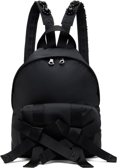 Nahrbtnik Simone Rocha Simone Rocha Beaded Utility Bow Backpack Črna | BAG179TB-M 0761, 0