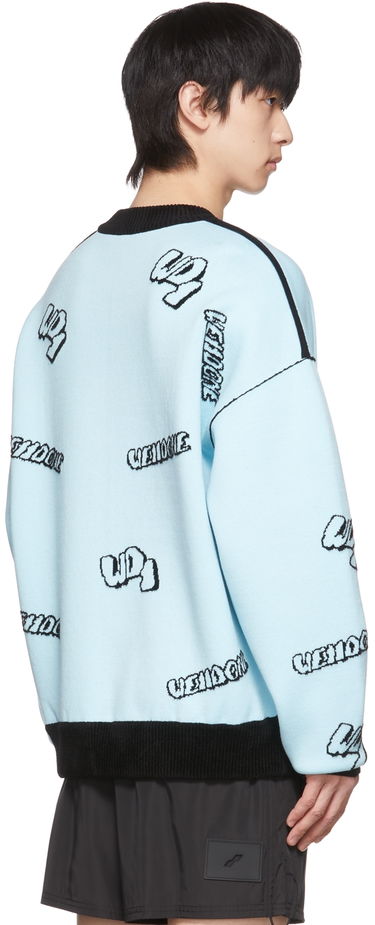Pleteni pulover We11done We11done Reversible Sweater Modra | WD-KT1-22-629-U-SK, 2