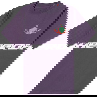 Majica HERON PRESTON Globe Burn T-Shirt Lila | HMAA032F23JER0173750, 0