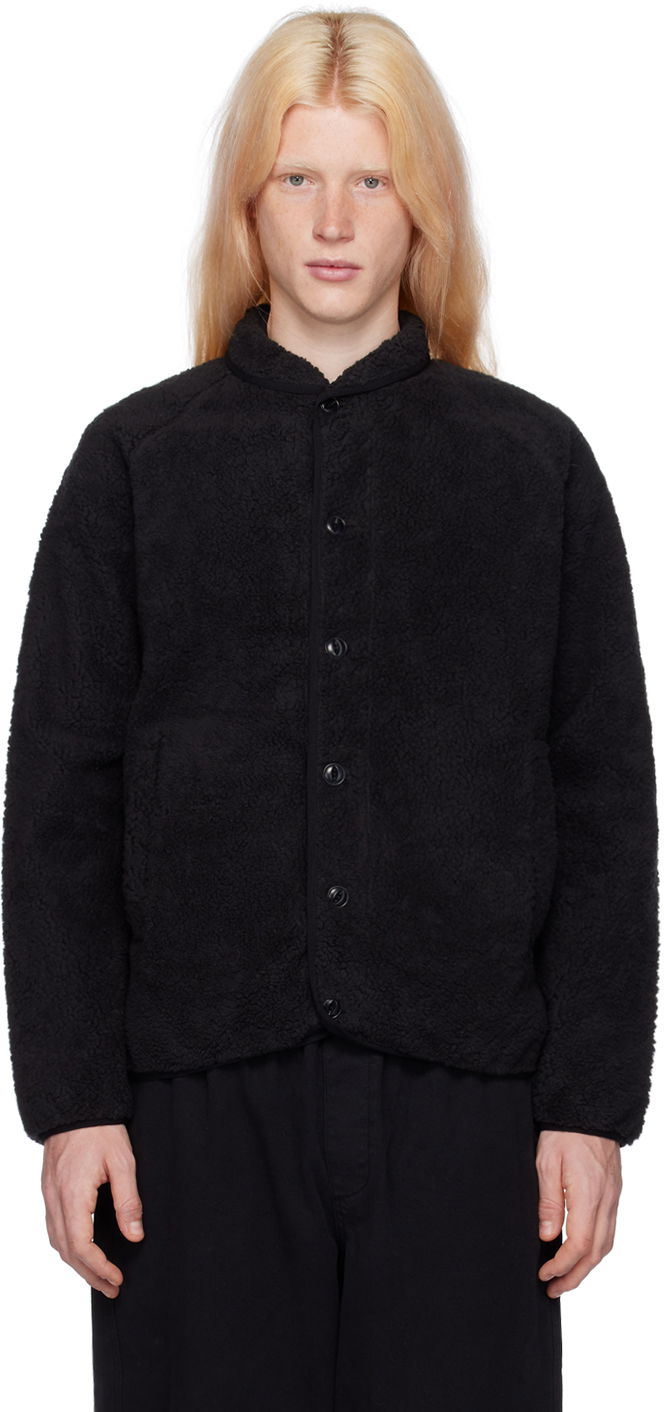 Bomber jakna YMC Fleece Jacket Črna | P7AZD