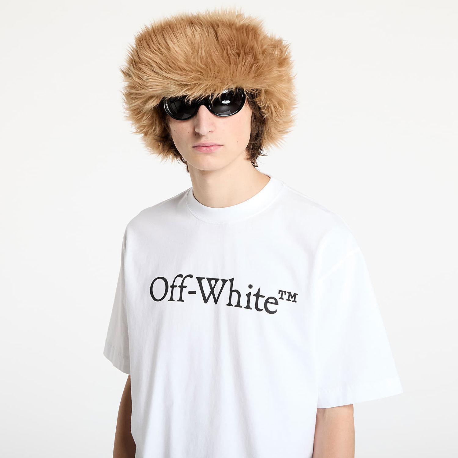Majica Off-White Bookish Skate T-Shirt Bela | OMAA120C99JER0080110, 1