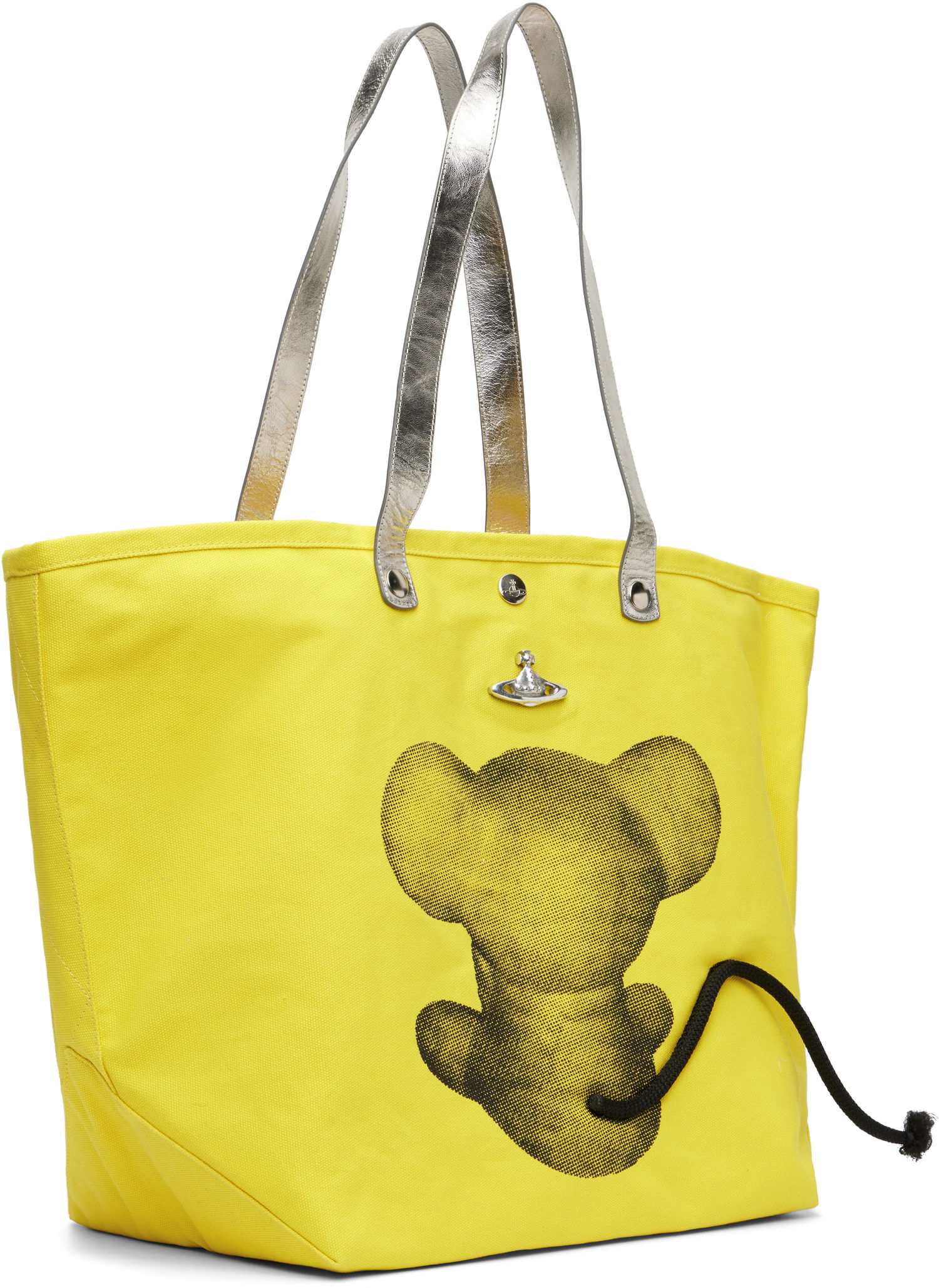 Tote bag Vivienne Westwood Vivienne Westwood Mouse Printed Canvas Shopper Tote Rumena | 4205007GU-W015D-, 1