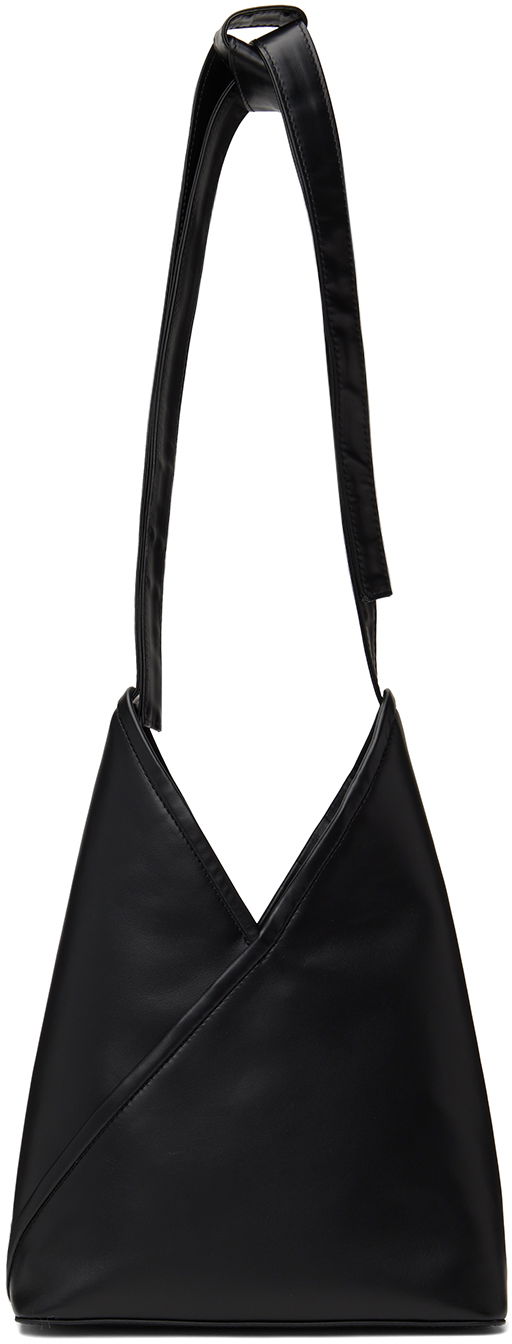 Torba za čez ramo Maison Margiela MM6 Triangle Ballet Bag Črna | SB6WD0022 P6418