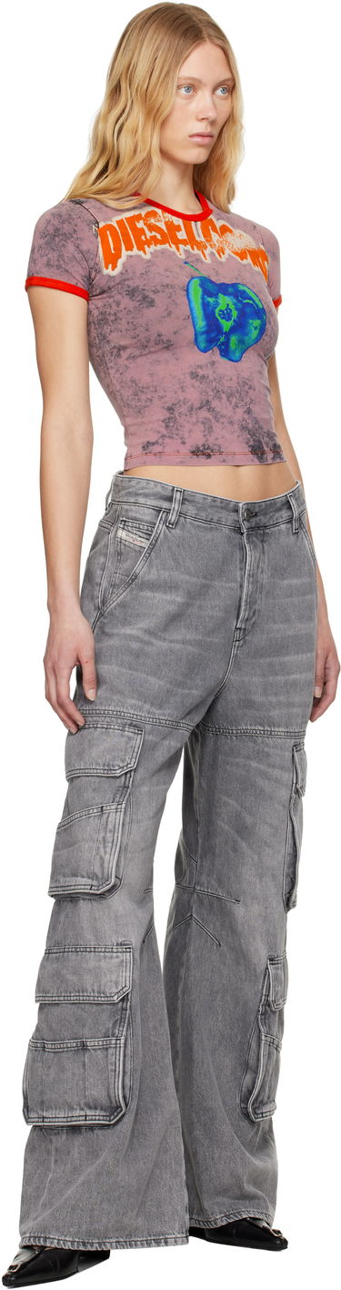 Cargo hlače Diesel 1996 D-Sire Cargo Jeans Siva | A13316 0DCBE, 3