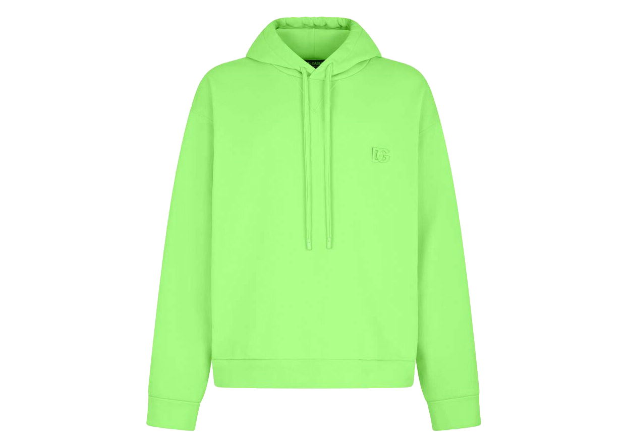 Pulover Dolce & Gabbana Jersey Metal DG Logo Hoodie Green Zelena | G9VC8ZHU7LBV3836, 0