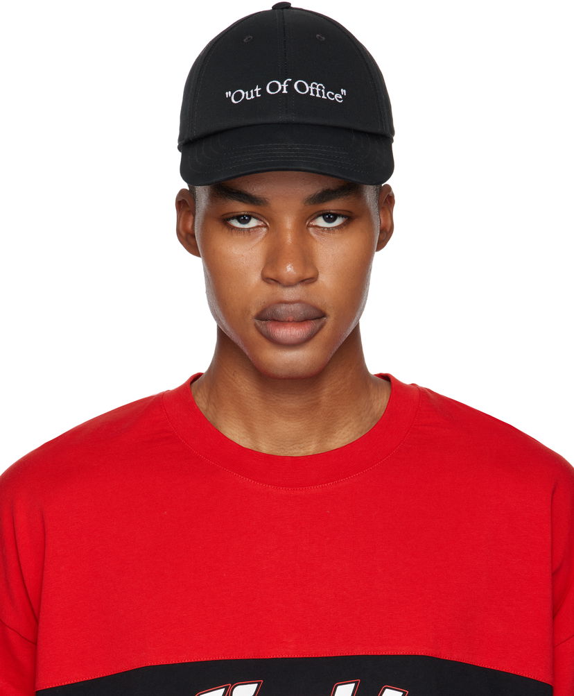 Kapa Off-White 'Out Of Office' Cap Črna | OMLB069F24FAB0091001