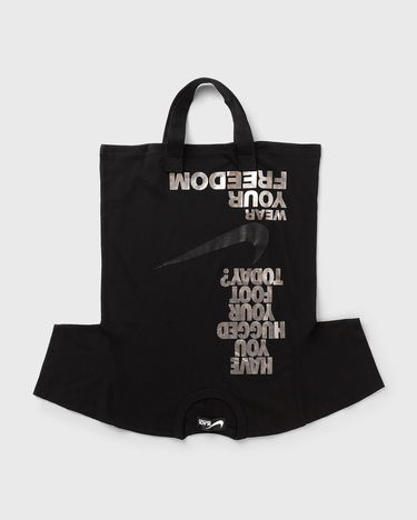 Tote bag Comme des Garçons Slogan Print T-Shirt with Handles Črna | 1P-K203-W25-1, 0