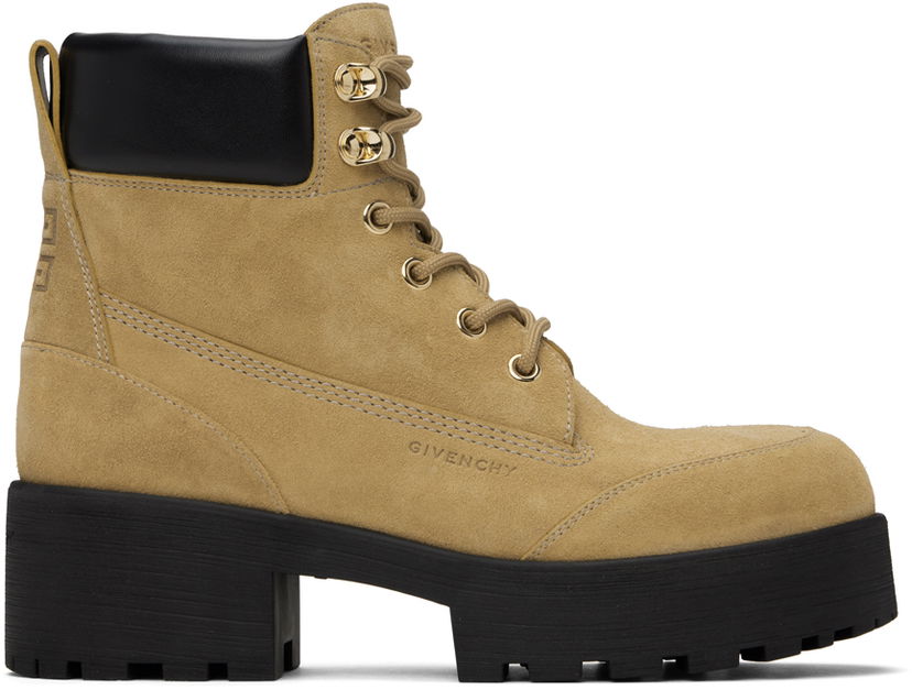 Oblačila Givenchy Givenchy Trekker Boots Bež | BE604TE293231