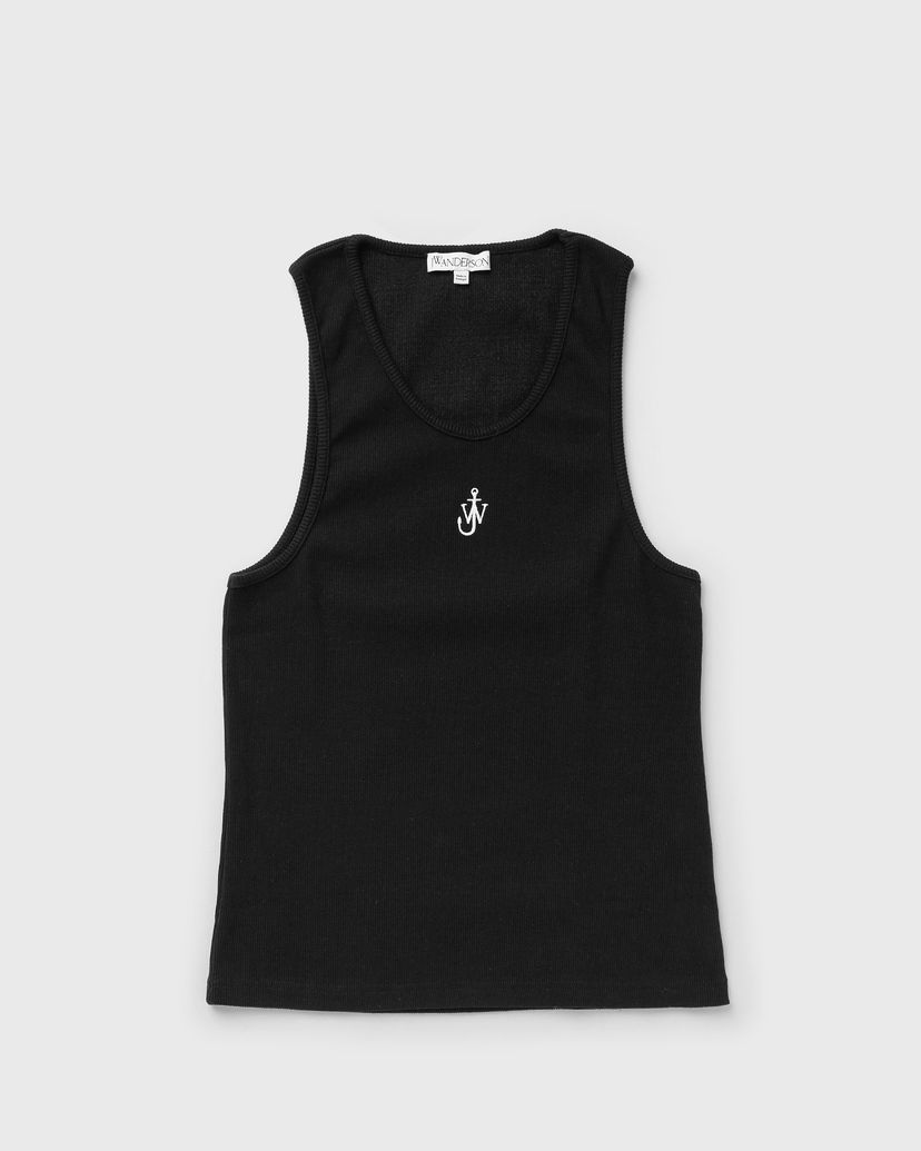 Majica brez rokavov JW Anderson ANCHOR EMBROIDERY TANK TOP Črna | JO0202-PG1512-999