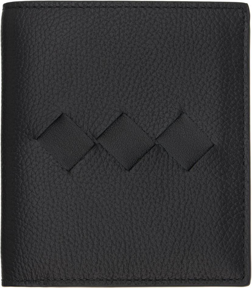 Denarnica Bottega Veneta Bottega Veneta Tre Flap Card Case Wallet Črna | 817736V4IK98803