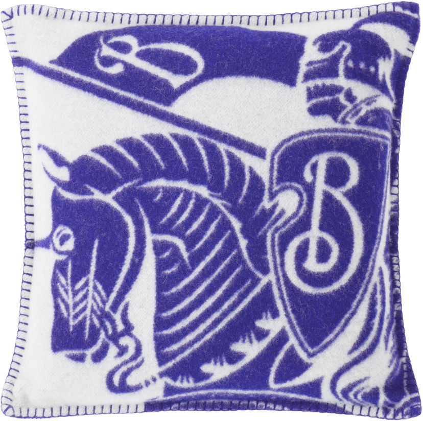 Home decor Burberry Burberry EKD Wool Throw Pillow Lila | 8079281