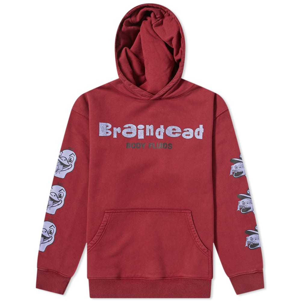 Pulover Brain Dead Toad Licker Hoody Bordo | BDS22T09002316RD05, 0
