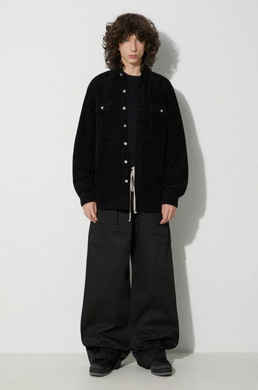 Srajce Rick Owens Corduroy Shirt Jacket Črna | DU02C5755.HC, 1